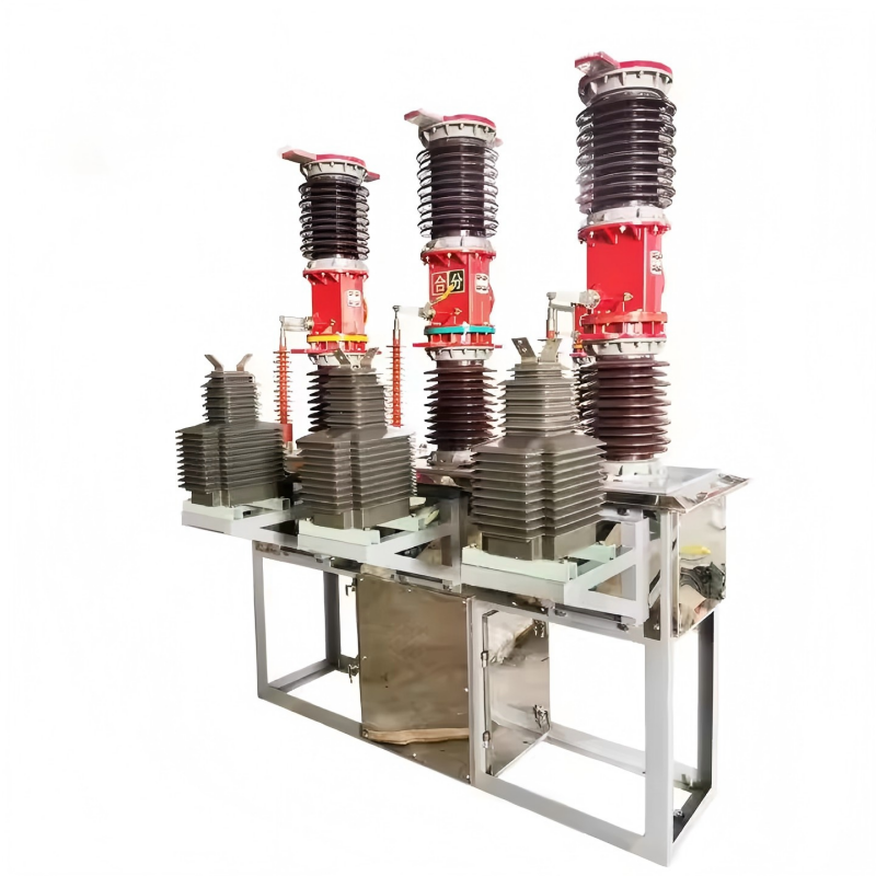 Outdoor sulfur hexafluoride vacuum circuit breaker