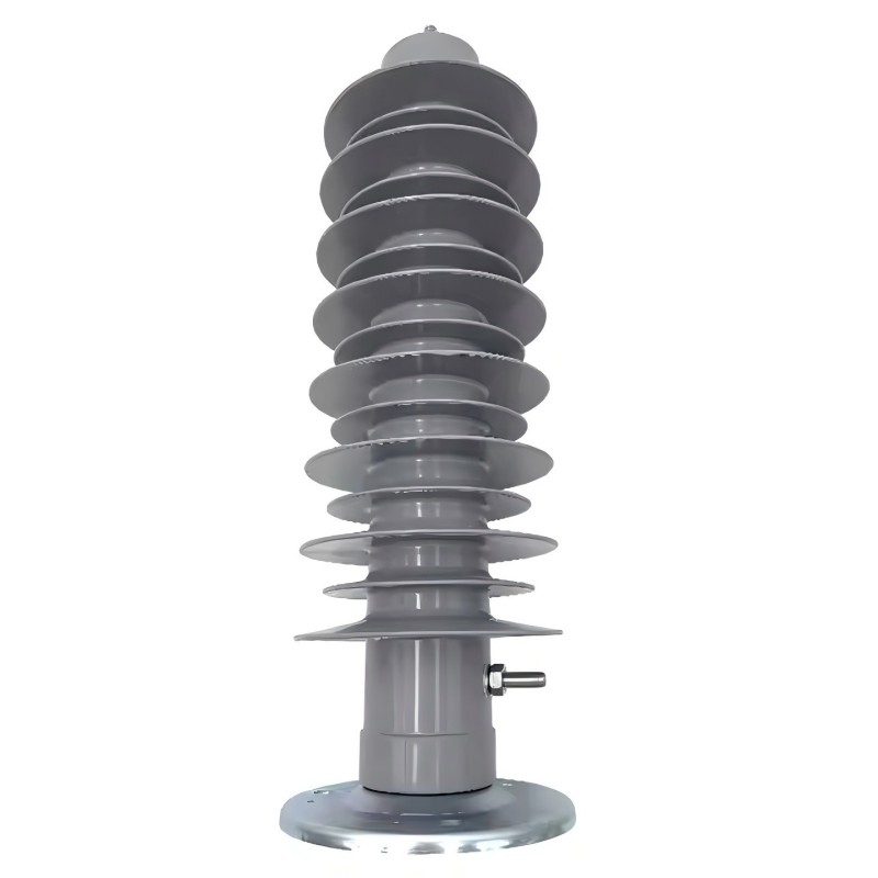 High Voltage 33KV 35KV Outdoor Silicone Surge Arrester with Bracket